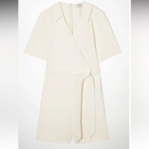 COS Wrap-Effect Playsuit Size L with Pockets